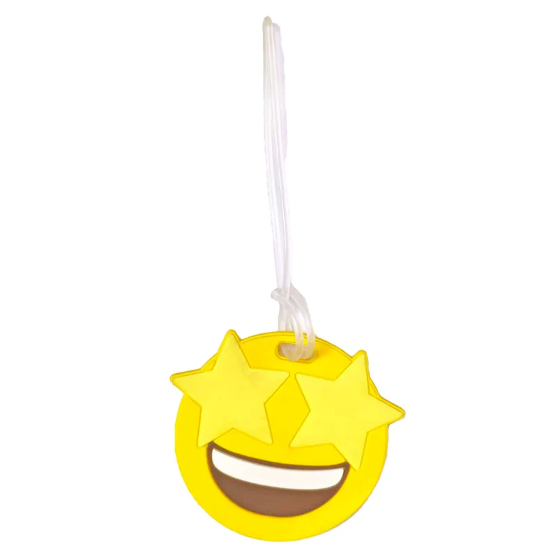 Unisex Bag Tag i Emojidesign Luvikno