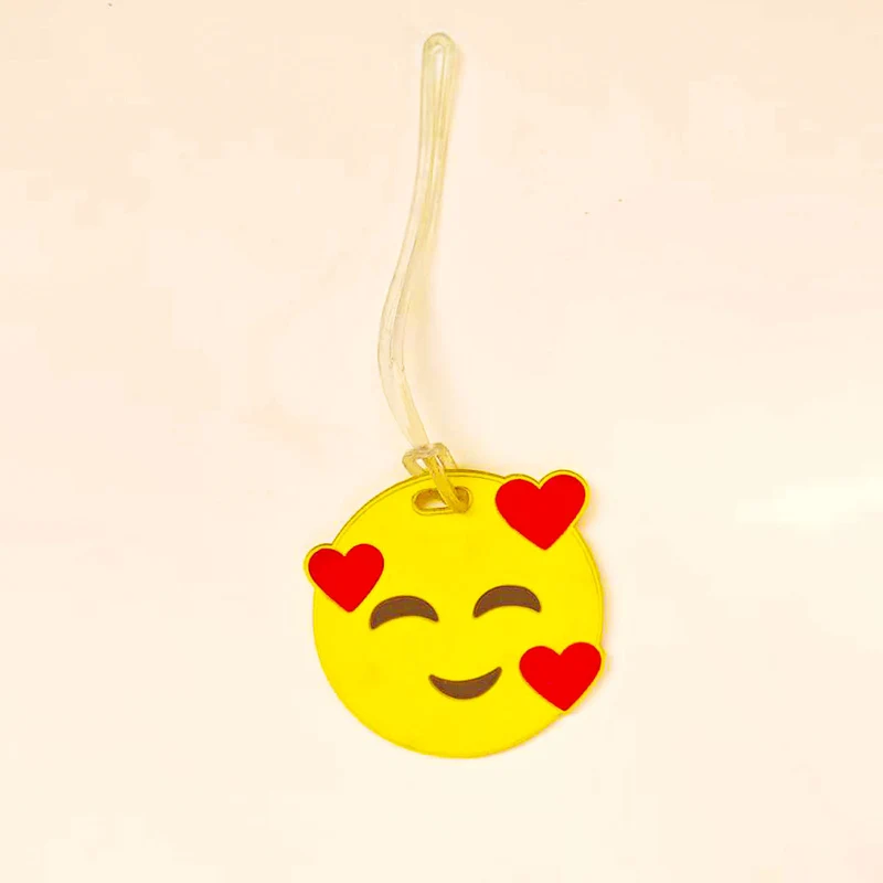 Unisex Bag Tag i Emojidesign Luvikno