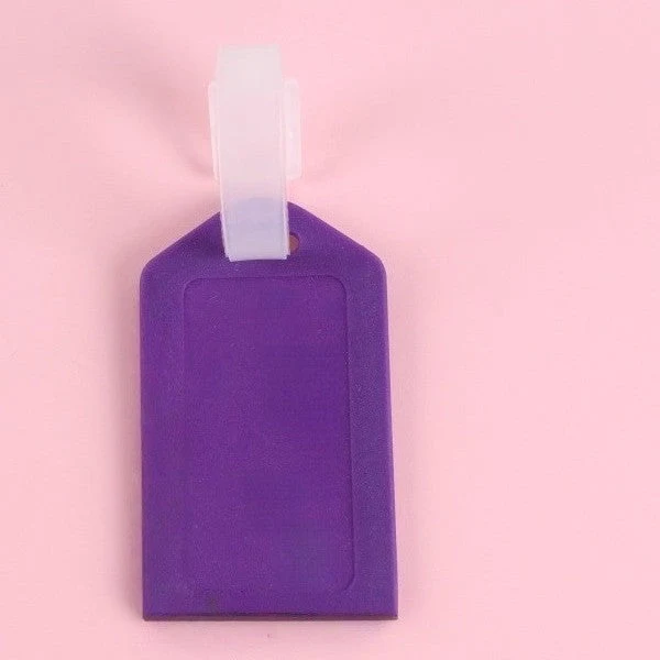 Unisex fleksibel silikon bagasjelapp Luvikno