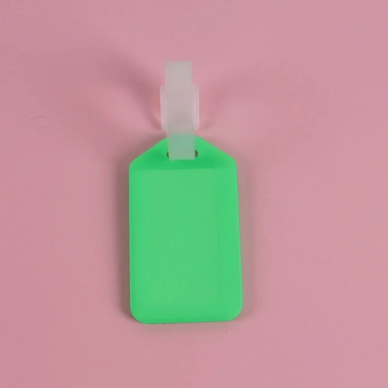 Unisex fleksibel silikon bagasjelapp Luvikno