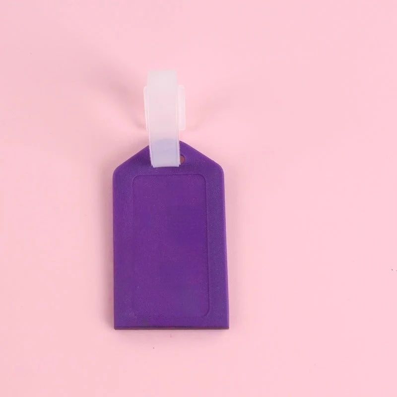 Unisex fleksibel silikon bagasjelapp Luvikno