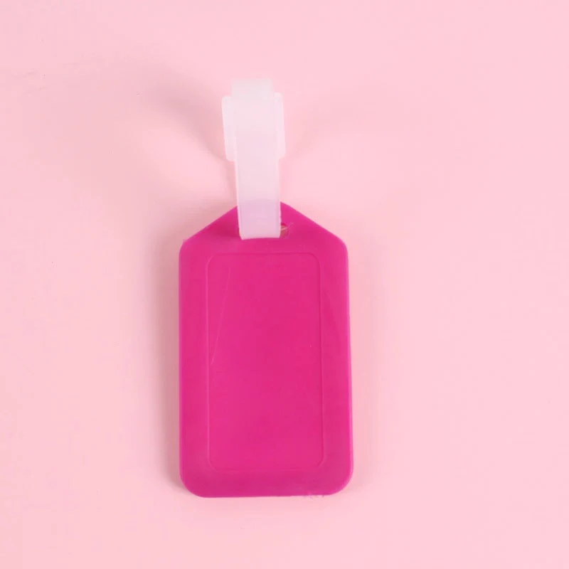 Unisex fleksibel silikon bagasjelapp Luvikno