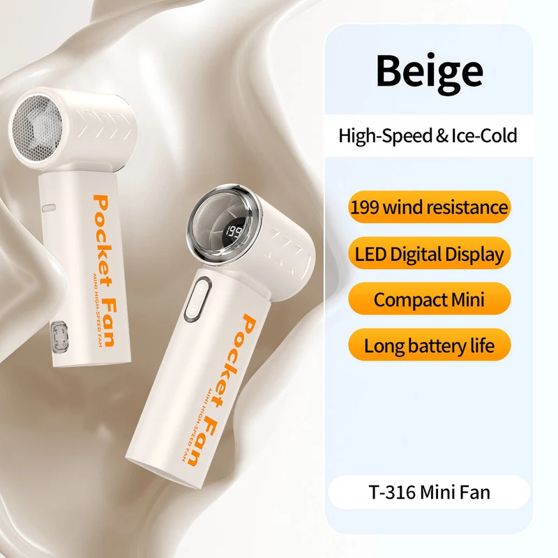 Dame bærbar USB Mini Vifte Luvikano
