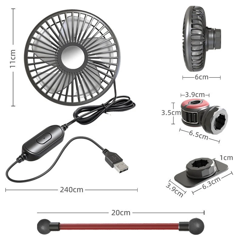 Bærbar Usb Vifte Luvikno