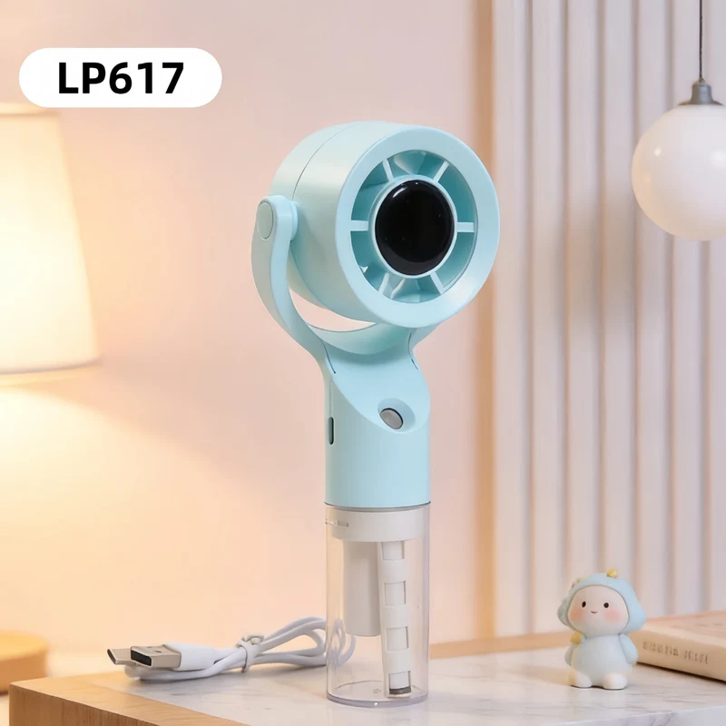 Bærbar Usb vifte med vanndusjefunksjon Luvikno