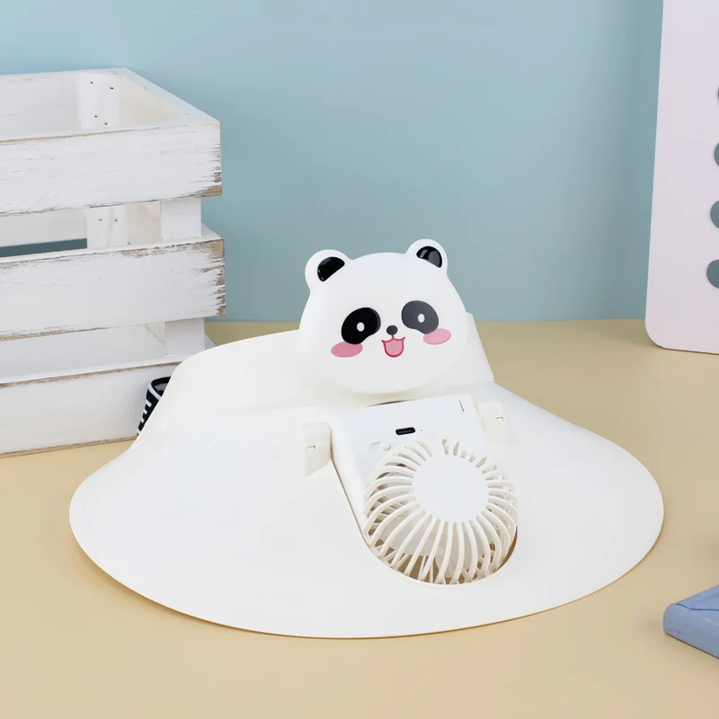 Bærbar USB bordvifte med kreativt dyredesign Luvikno