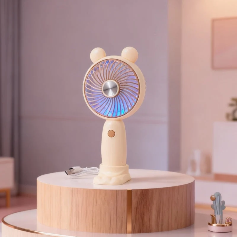 Bærbar Usb Mini Vifte med Søtt Dyredesign Luvikno