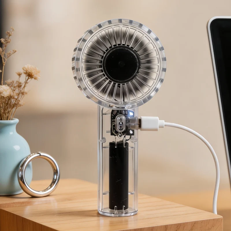 Bærbar Usb Mini-Håndvifte med Flere Hastighetsnivåer Luvikno