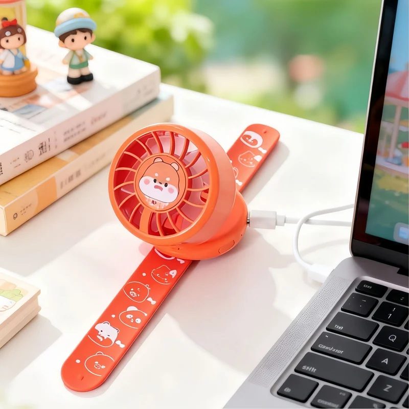 Bærbar Usb Håndvifte med Søtt Dyredesign Luvikno