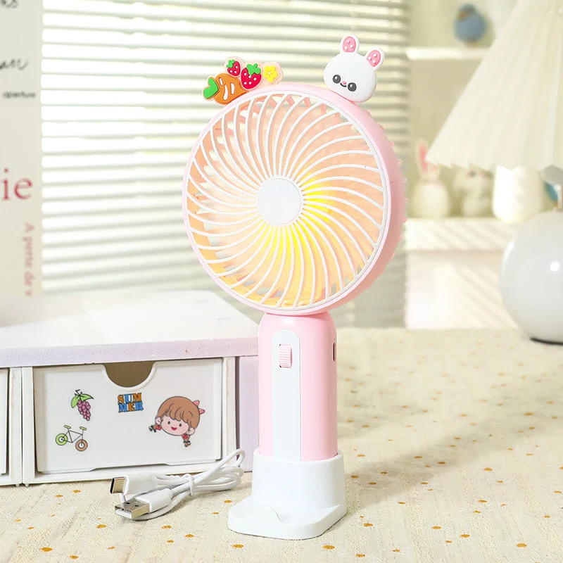 Bærbar Usb Håndvifte med Kreativt Dyredesign Luvikno