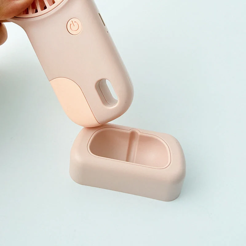 Bærbar Usb Håndvifte med Støttebase Luvikno