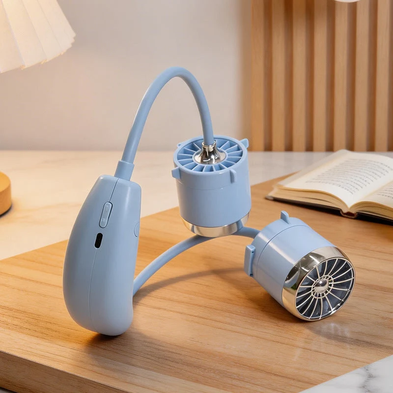 Bærbar nakkeventilator med fleksibelt design Luvikno