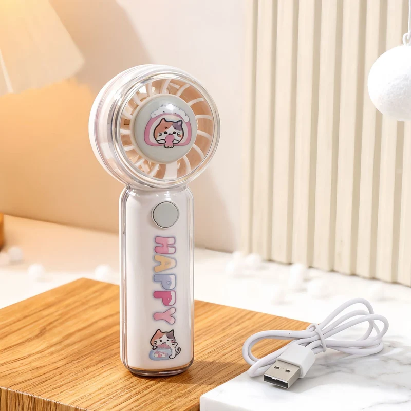 Bærbar mini-viftes med USB-sprayfunksjon Luvikno