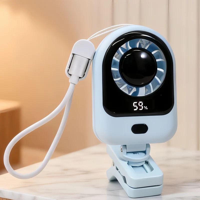 Bærbar Mini Vifte med Usb-tilkobling og Justerbar Hastighet Luvikno