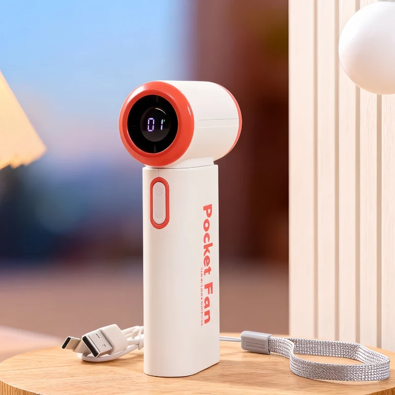 Bærbar Mini Vifte med Multifunksjonell Usb-Kontakt Luvikno