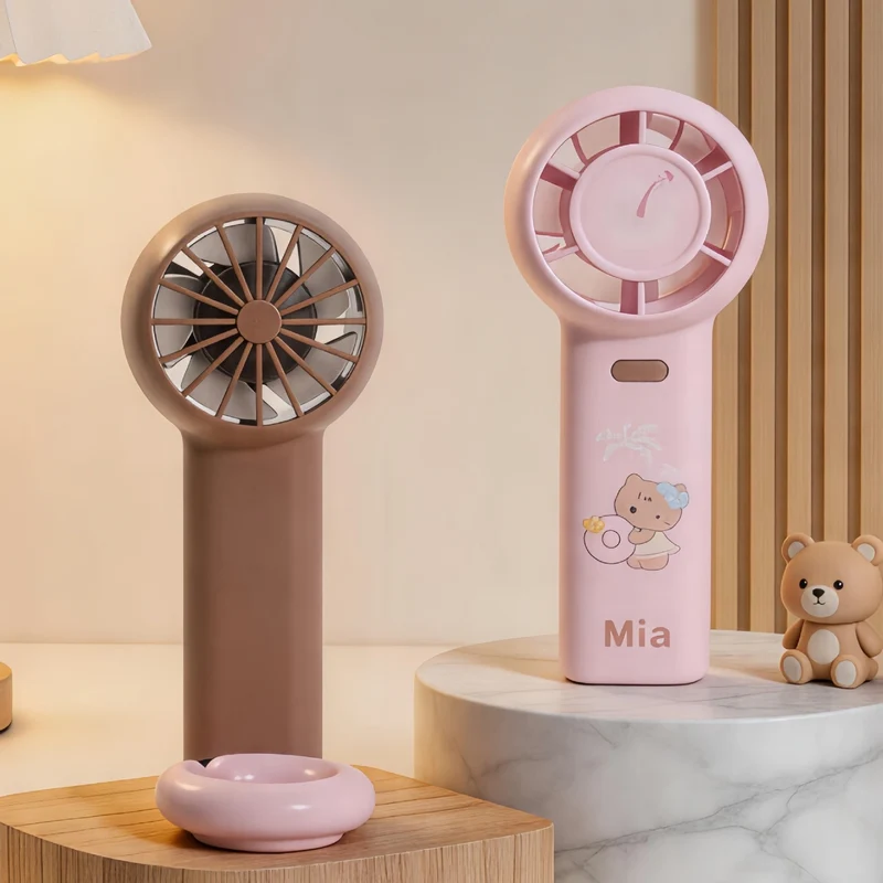 Bærbar mini-vifte med kreative dyremotiver Luvikno
