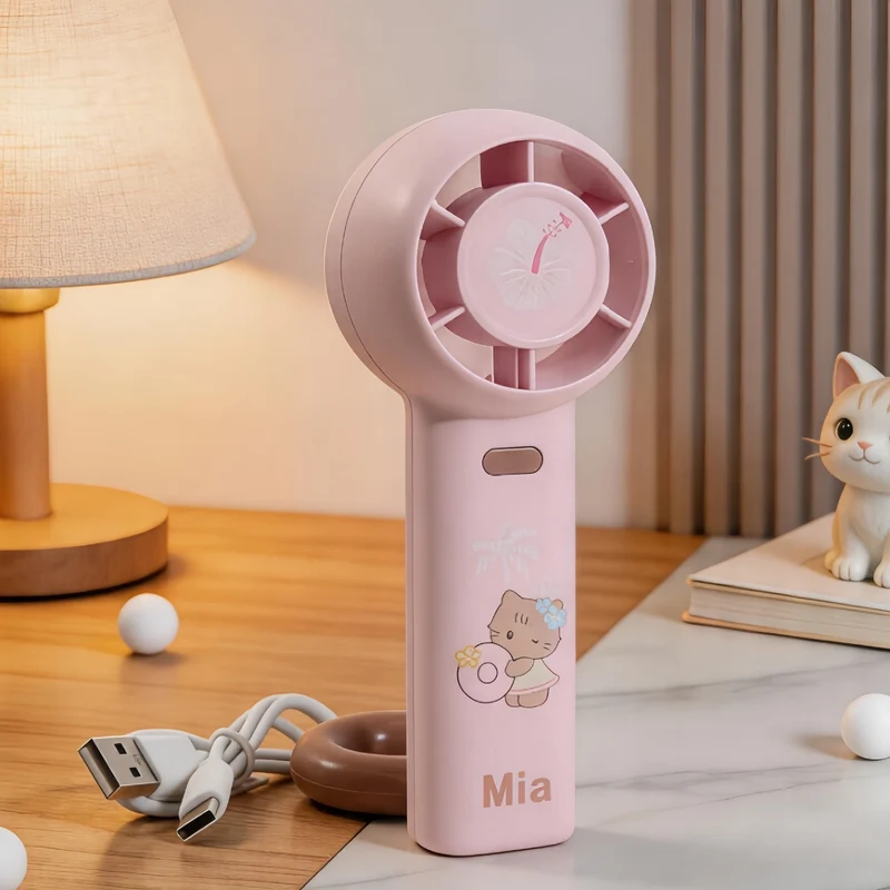 Bærbar mini-vifte med kreative dyremotiver Luvikno