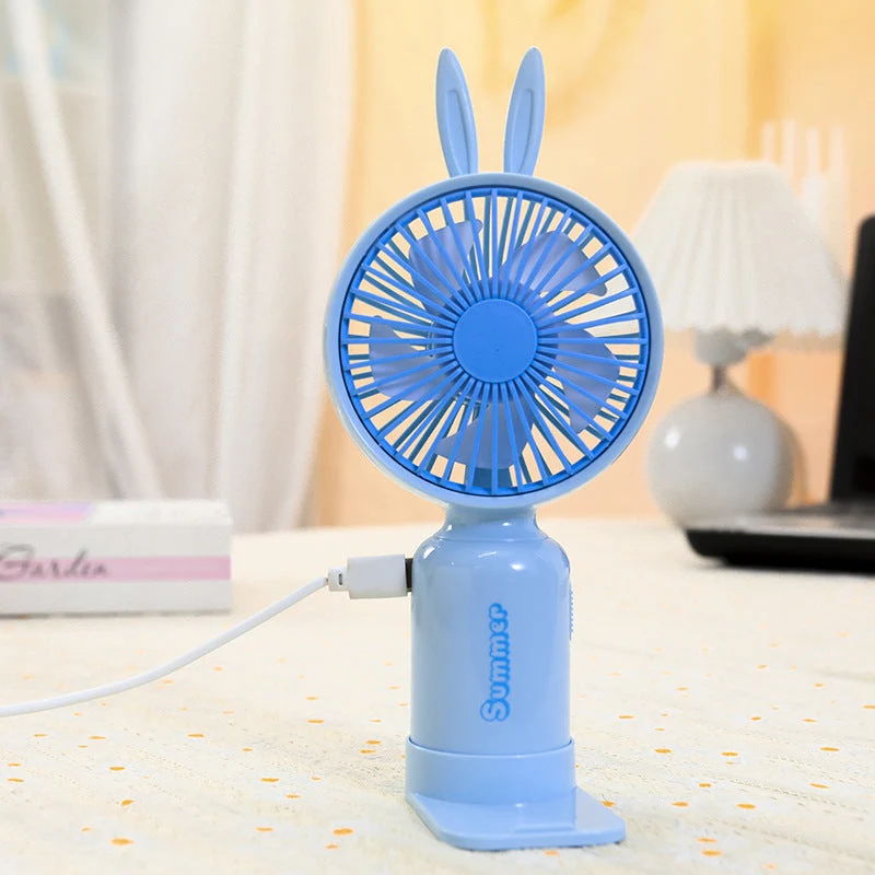 Bærbar Mini Usb Vifte med Søte Antenne Luvikno