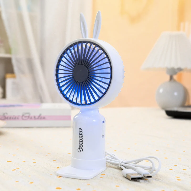 Bærbar Mini Usb Vifte med Søte Antenne Luvikno