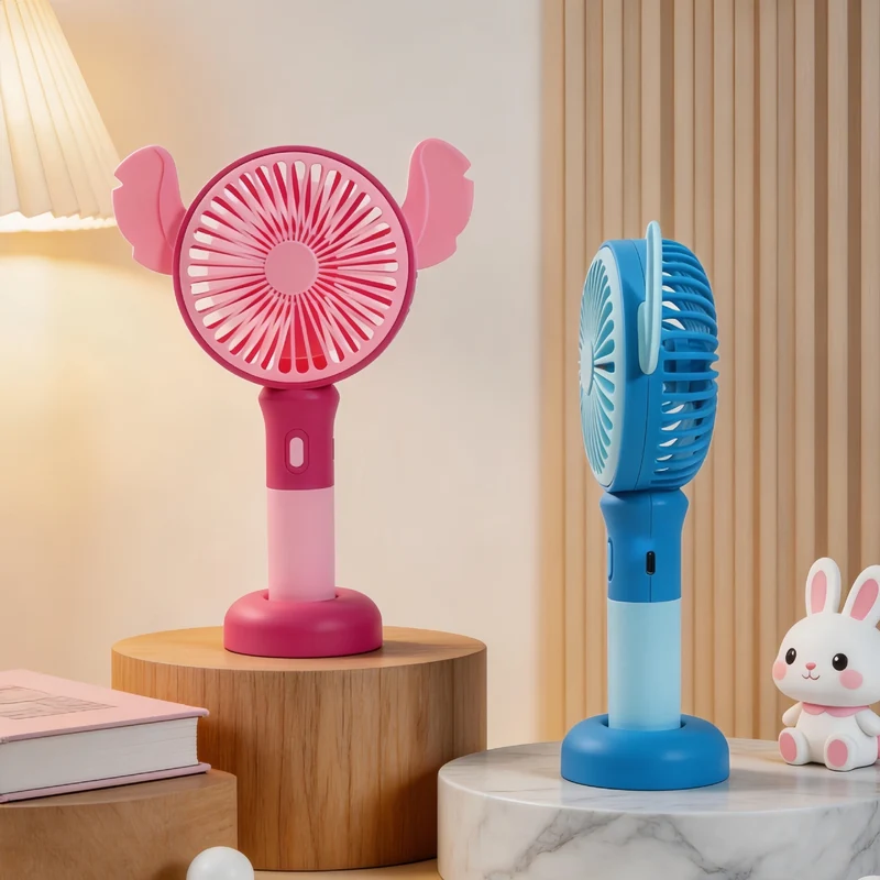 Bærbar mini bordvifte med søtt design Luvikno