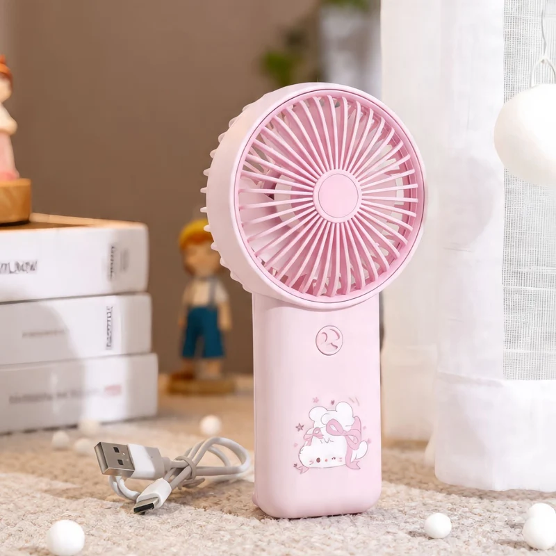 Bærbar mini-vifte med USB-tilkobling og justerbar hastighet Luvikno