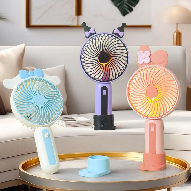 Bærbar mini håndvifte med lekent design Luvikno