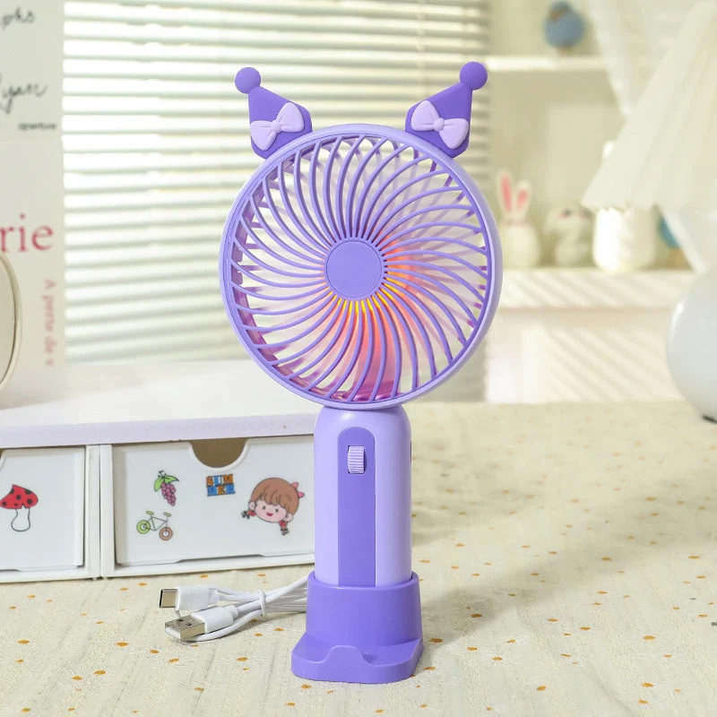 Bærbar mini håndvifte med lekent design Luvikno