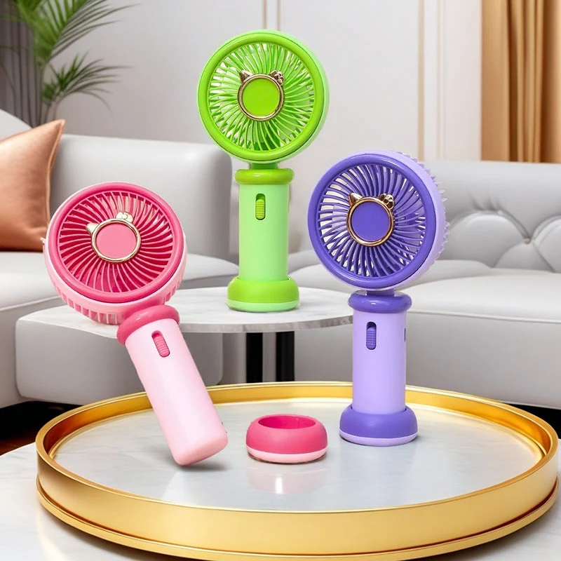 Bærbar Mini Håndvifte med Dyre Design Luvikno