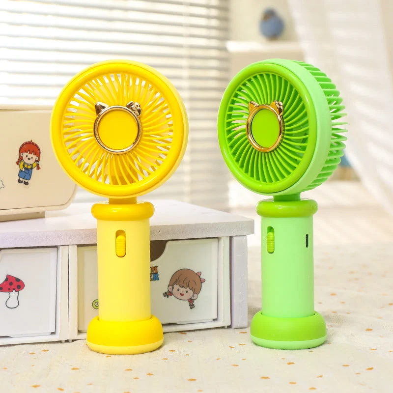 Bærbar Mini Håndvifte med Dyre Design Luvikno