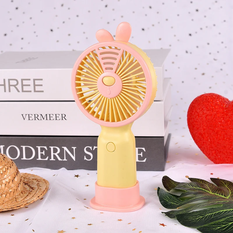 Unisex Bærbar Håndvifte med søtt Dyredesign Luvikno