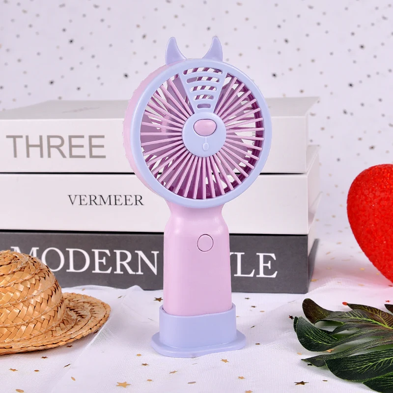 Unisex Bærbar Håndvifte med søtt Dyredesign Luvikno