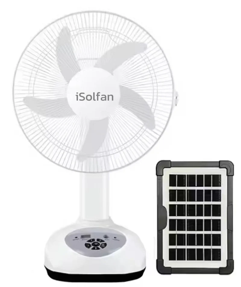 Unisex Solcel-drevet Stående Vifte Skanto