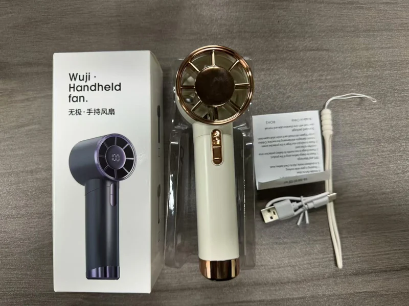 Dame Portable Mini Vifte med USB Lading og Variabel Hastighetskontroll Skanto