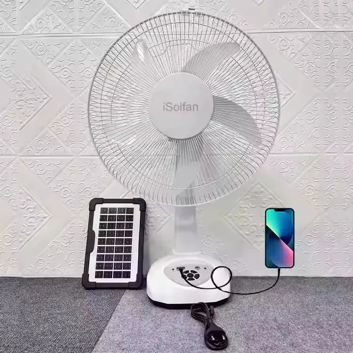 Dame Solar-Drevet Stående Vifte med Smart Kontroll og Flere Hastighetsmoduser Skanto