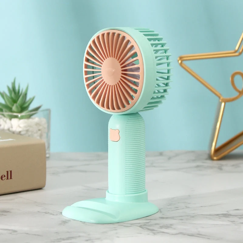 Kvinnelig bærbar USB håndholdt vifte med kreativ design Skanto