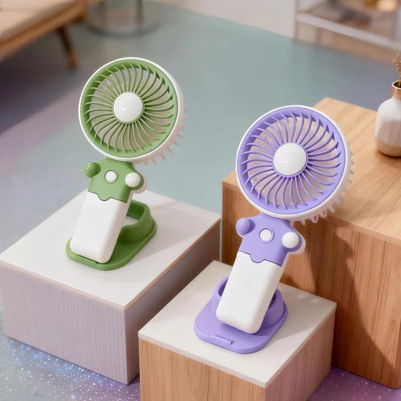 Dame Portable USB Vifte med Fleksibel Holder Luvikno