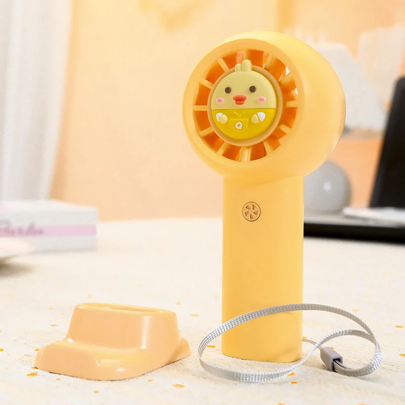 Kvinnes bærbare USB mini vifte med fleksibel vippemekanisme Luvikno