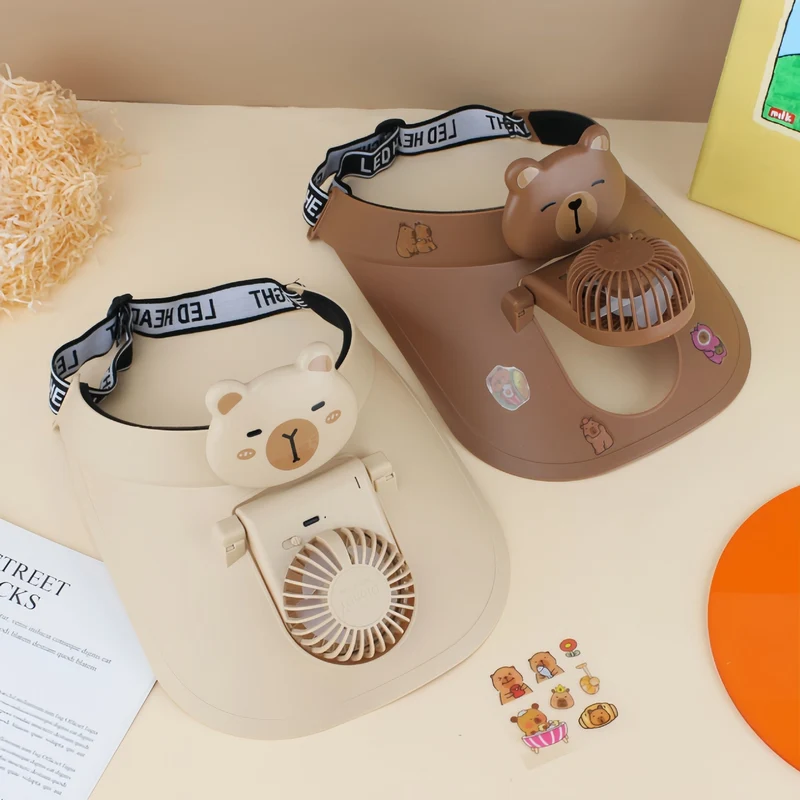 Kvinner Bærbar USB Håndvifte med Lekent Panda Design Luvikno