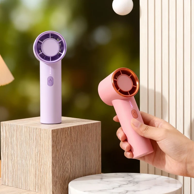 Dame bærbar USB håndvifte med moderne design Luvikno