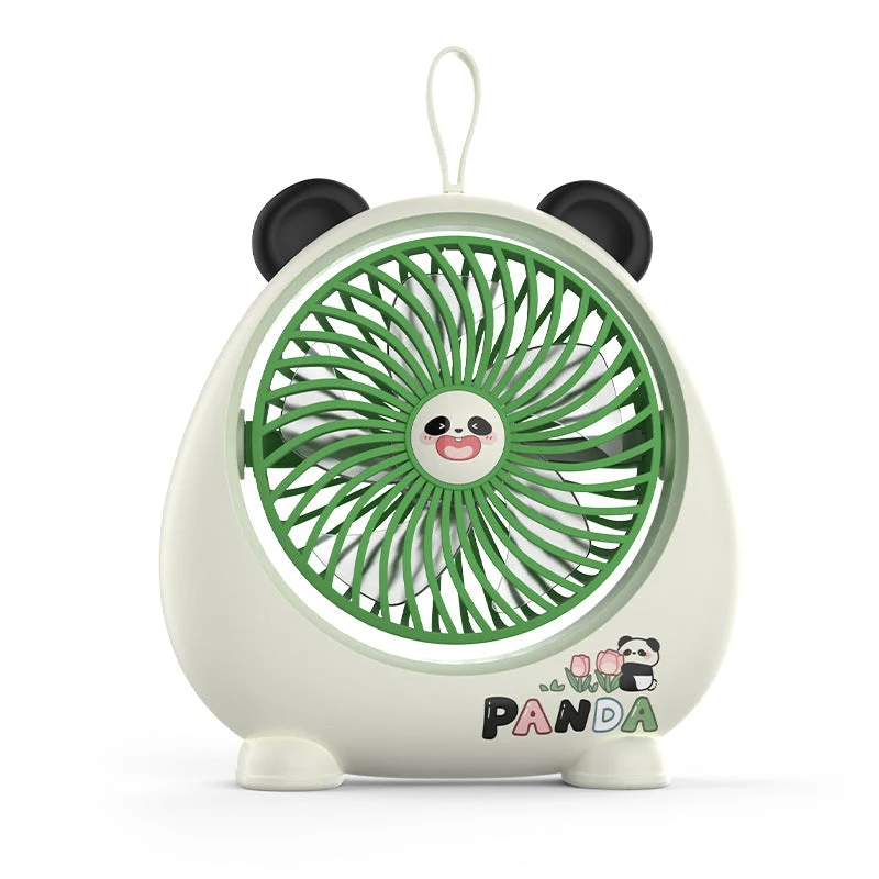 Kvinnes bærbare mini vifte i søtt panda design Skanto