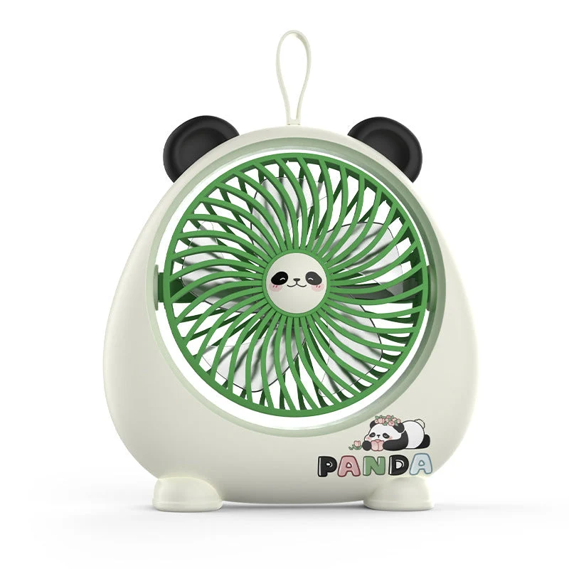 Kvinnes bærbare mini vifte i søtt panda design Skanto