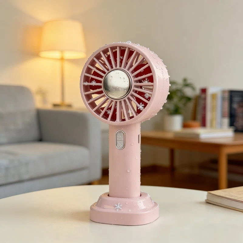 Dame portable mini spray vifte med sprayfunksjon Skanto