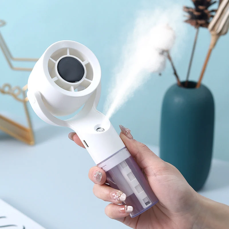 Kvinne Bærbar Mini Spray Vifte Skanto