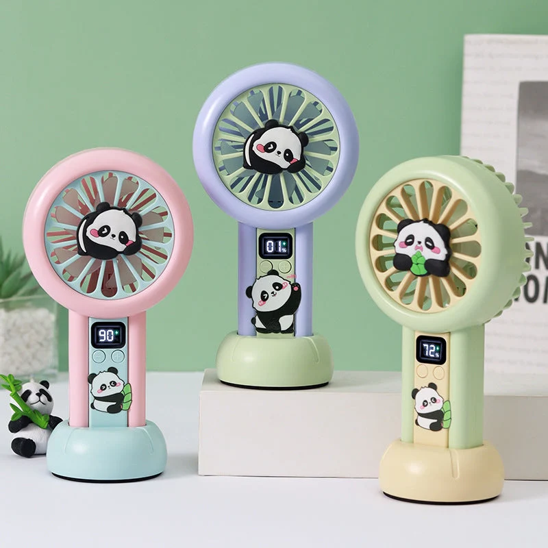 Kvinnelig bærbar miniblad med søtt panda-design Skanto