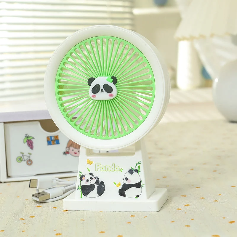 Damer bærbar mini vifte med panda design Luvikno