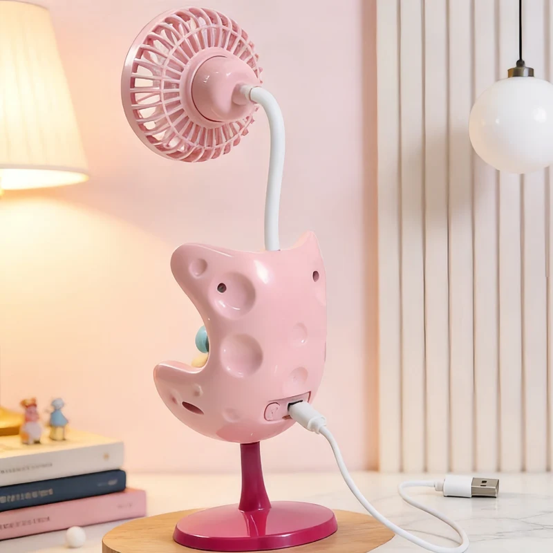 Kvinners bærbare mini vifte med søtt panda-design Luvikno
