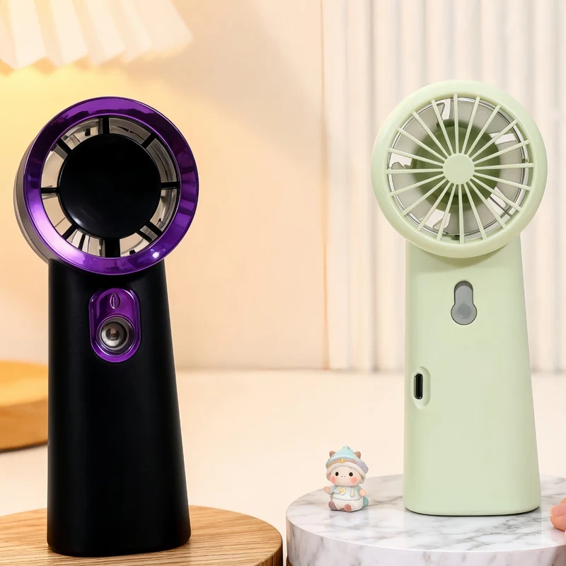 Kvinners bærbare mini håndvifte med USB-lader og ergonomisk design Luvikno