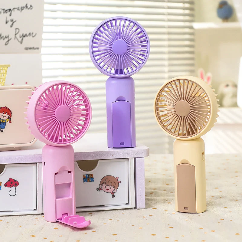 Kvinne bærbar mini håndvifte med USB-ladingsfunksjon og ergonomisk design Luvikno