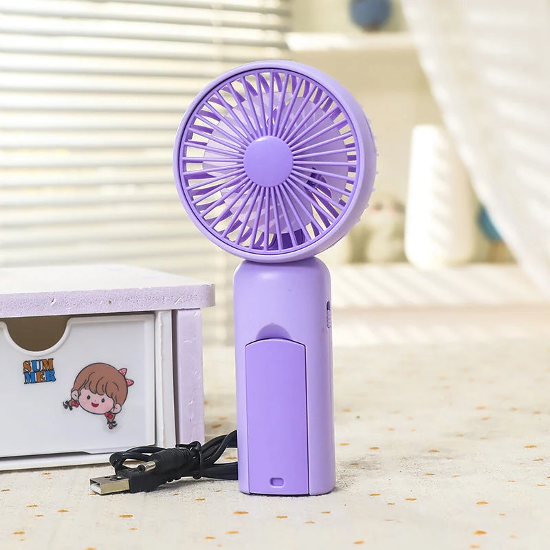 Kvinne bærbar mini håndvifte med USB-ladingsfunksjon og ergonomisk design Luvikno