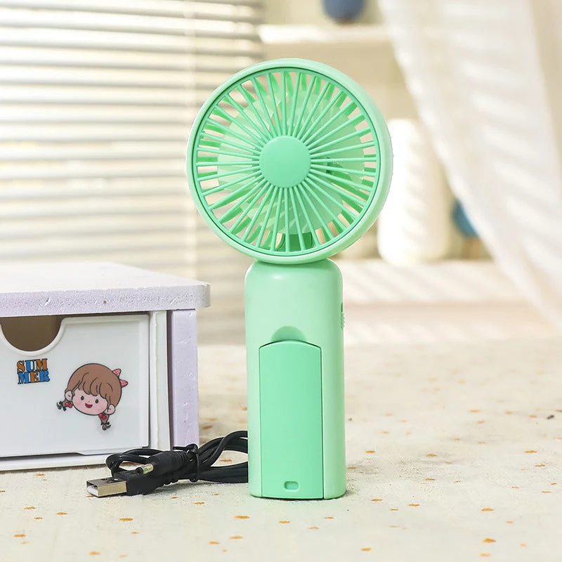 Kvinne bærbar mini håndvifte med USB-ladingsfunksjon og ergonomisk design Luvikno